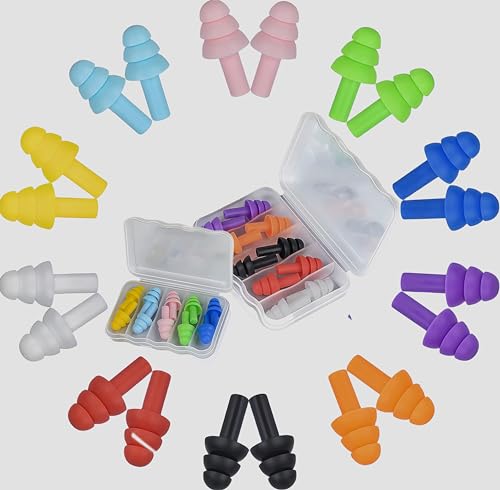 DERDOUT Ear Plugs - Reusable Silicone
