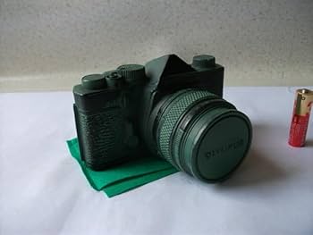 昭和レトロ MINOLTA XD カメラ型 貯金箱 実物大 Amazon.co.jp: レア 当時物 鋳物カメラ型貯金箱 オリンパス OM-2