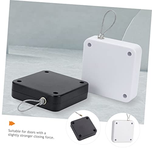Cierrapuertas automático sin perforaciones: pack de 3 para puertas corredizas 6