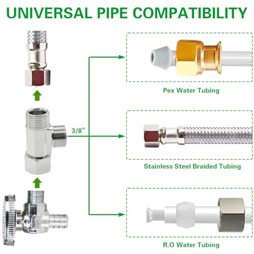 Valve d'angle en laiton nickelé robuste pour robinet et cuisine