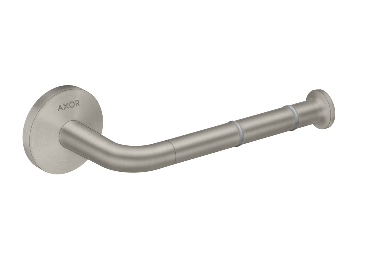 Hansgrohe AXOR Portarotolo circolare universale, 42856; colorazione: Ottica in acciaio inossidabile