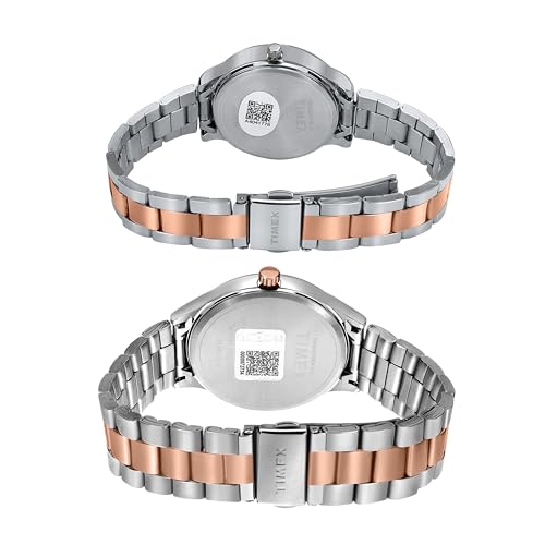 Image of TIMEX Analog Watch for Pair with Round Dial & Water Resistant Couple's Wrist Watches