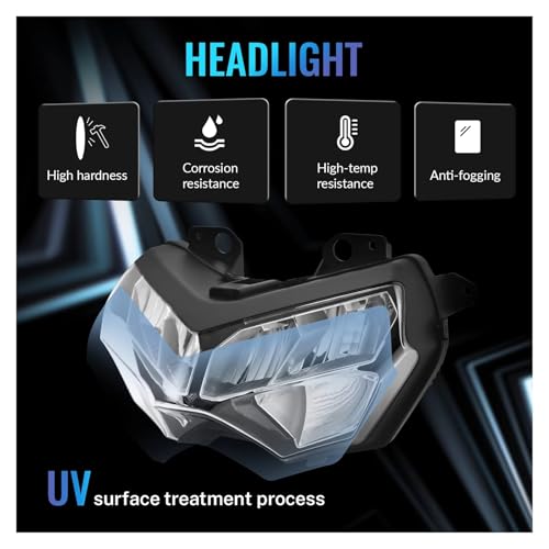 Phare avant LED ensemble de lampe frontale pour moto Z400 et KLR 650