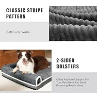 Jolibean Orthopädisches Hundebett Kleine Hunde, 76x51cm,Grau – Ansicht 4