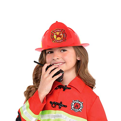 AnapoliZ Kids Firefighter Hat | Fire Chief Helmet for Kids | Children’s Fireman Helmet Costume Acces