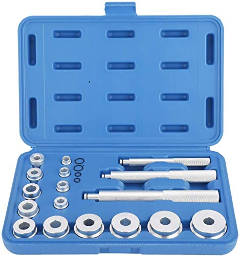 8 milelake 17pc rueda de aluminio Set de carrera de Cojinete y conductor del sello Bush garaje herramienta Kit w/caso Cover