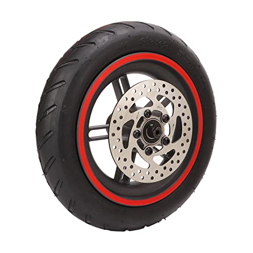 MechKit Roue Arrière de Trottinette Électrique pour Xiaomi M365 1S, Pneu de Roue Arrière de Scooter Électrique avec Frein à Disque 110 mm