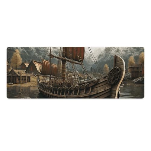 Tapis de souris vieux bateau viking étanche pour sublimer votre bureau