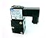 MAC VALVES INC 45A-AA1-DDAJ-1KA 1/8" NPTF PORT SIZE, 45 SERIES, SOLENOID VALVE, SINGLE OPERATOR, 24 V DC (5.4 W), SQUARE CONNECTOR, NON-LOCKING MANUAL OPERATOR, 4-WAY