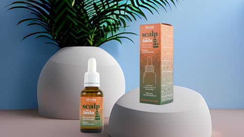 Blossity - Aceite para el cabello y el cuero cabelludo con Amla - Cuidado intensivo para el cabello y el cuero cabelludo Nutritivo e Hidratante (100% de origen natural) 30 ml
