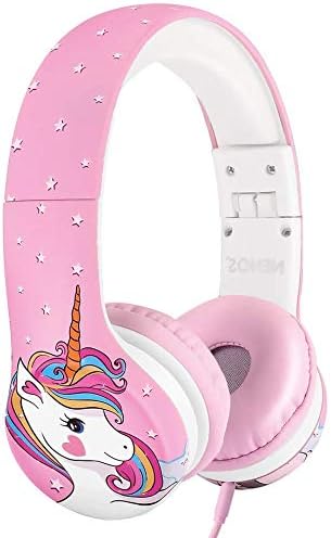 NENOS Kids Headphones for Children and Toddlers - Limited Volume Unicorn Design