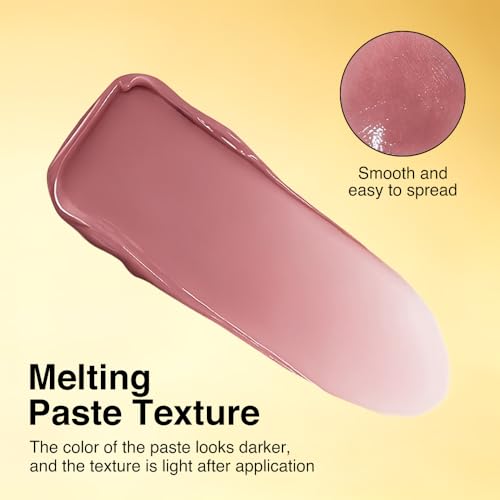 Image of evpct Mauve Honey Lipstick Moisturizing Tinted Lip Balm for Older Women | Hydrating Formula Tinted Lip Oil Stick, Sheer Lightweight Softening, Shine Glowy Lipgloss Lips Color Tint Stain, Cruelty-Free