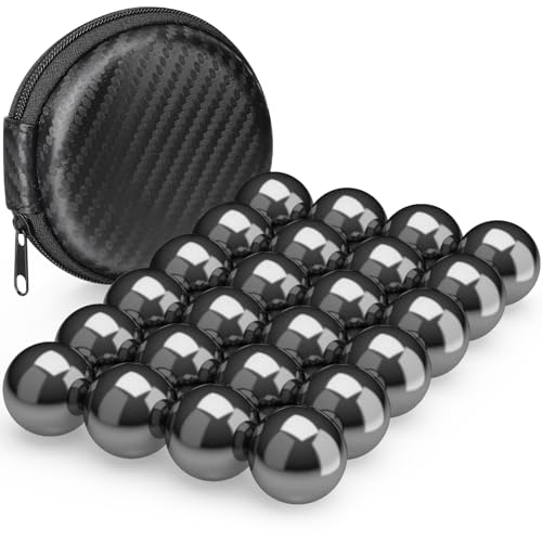 22 piezas de piedra magnética negra para aliviar el estrés de adultos, imán para pizarra blanca, mapa de oficina, cocina, repuesto para masilla de ferrita, regalo de cumpleaños