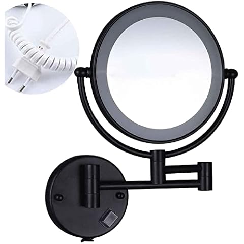 Espejo de Maquillaje con Luz y Aumento X10 Montado en La Pared Cover