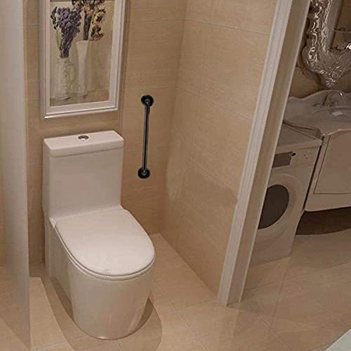 2 Pack 12 Inch Oil Rubbed Black Shower Grab Bar, Imomwee Stainless Steel Elderly Safety Bars, Bathroom Shower Balance Bar, Hand Rail Support, Handicap Senior Disabled Assist Bath Handle (1" Diameter) #TOP5