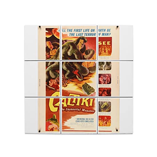 Affiche de film Caltiki en carreaux céramique mosaïque vintage pour couloir