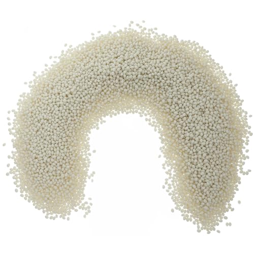 SEWACC Gránulos de Pegamento Termofusible 1000 G para Encoladora de Cantos Adhesivo PVC Blanco Medio Pellets para Manualidades y Reparación de Muebles Material Seguro y Resistente