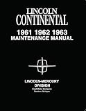 1961-1963 Lincoln Continental Maintenance Manual