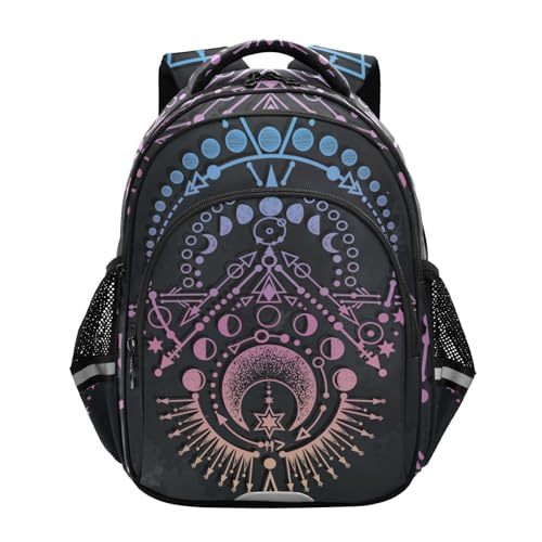 Sac d'alchimie phases de lune grand compartiment PC 16.9 pour ados actifs et organisés
