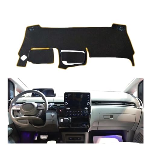 Couverture de tableau de bord contre les reflets et la chaleur pour Hyundai H1