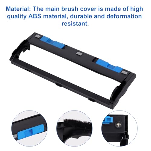 Image of Sgizoku Replacement Brush Guards Covers Back Cover for Ecovacs DEEBOT T30S, T30S Comb, T30 PRO Omni, Yeedi C12 Pro Plus, M12 Pro+ Robot Vacuum Cleaner - Main Brush Holder Accessories Parts