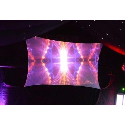 Spandex stretch backdrop DJ projector screen various size 16/9 4/3 ratio (16:9 280cm x 160 cm) Cover