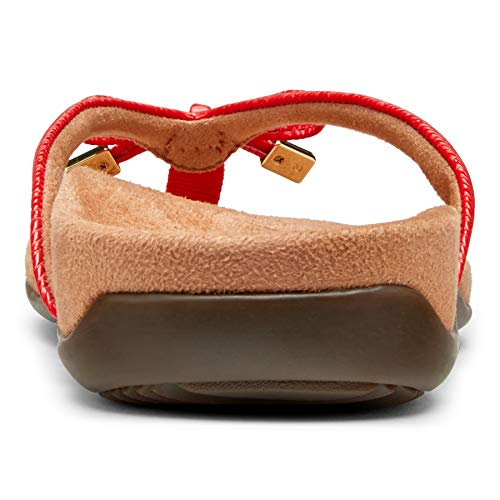Image of Vionic Women's Rest Bella Toe Post Sandal- Supportive Ladies Orthotic Sandals that include Three Zone Comfort with Arch Support- Flip Flop for Ladies, Medium and Wide Width Size 5-12
