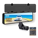 【高輝度LCD・55fps】KEIYO デジタルミラー 録画機能なし シンプル仕様 取付簡単| デジタルインナーミラー10.66インチ|STARVIS搭載・HDR・防眩・スモーク対応・3年保証 AN-DM003(AN-DM003)