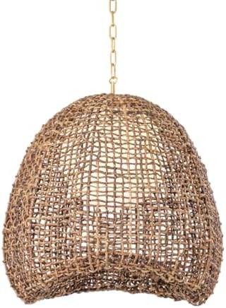 Troy Lighting F2324-VGL Maester - 1 Light Pendant 25 inches Tall and 24 inches Wide - Vintage Gold Leaf Finish