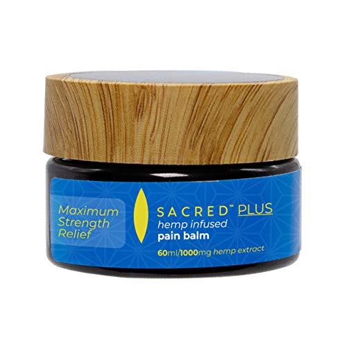 Hemp Infused Pain Balm 1000mg Maximum Strength, Relieves Joint, Knee