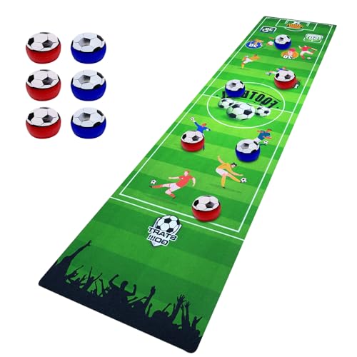 Tabletop Brettspiel Set, Shuffleboard Tischspiele, Shuffleboard Bowling Fußball Tischspiele Interaktive Tabletop Brettspiele für Erwachsene, Brettspiele (Fußball Spiele)