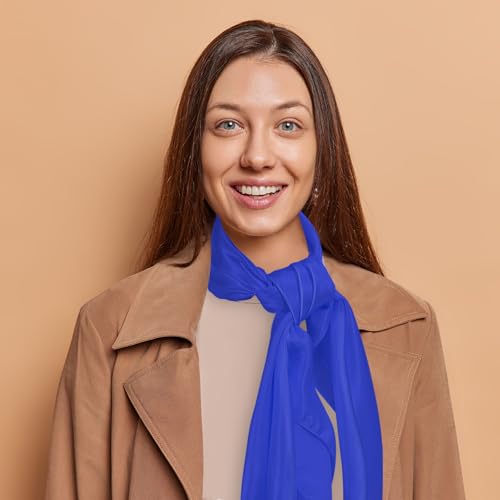 PATIKIL Satin Head Scarf, Large Square Scarf Silk Feeling Hair Bandanas Sleeping Head Wrapping Scarves for Women4