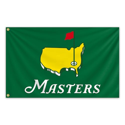 Masters Flag Golf Flag 3x5 Ft Outdoor Golf Flag Masters Tournament Funny Banner Tapestry Flags for Room Teen Girls Indoor Bedroom and College Dorm Masters Golf Party Decorations