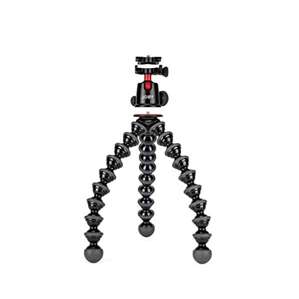 JOBY JB01508-BWW GorillaPod 5K Kit flexibles Profi-Stativ (mit Kugelkopf für DSLR-, CSC- und spiegellose Kameras, Traglast bis zu 5 kg) – Bild 4