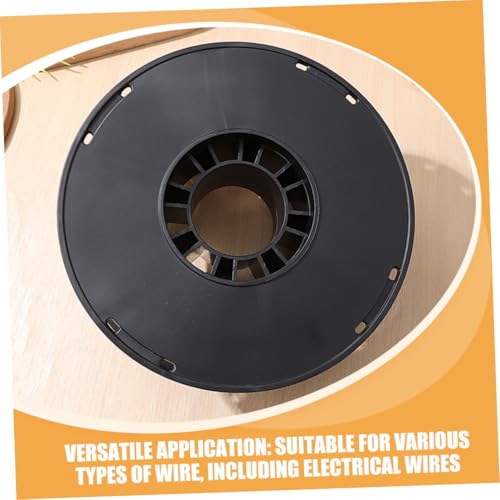 Carrete de cable de plástico resistente para organizar cables de extensión pack de 3 piezas 8