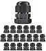 MGI SpeedWare Strain Relief NPT Nylon Cord Grip Cable Glands - 20 Pack (1/2")