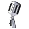 Jazuaiao Dynamic Microphone with Vintage Mic Antique Nostalgic Metal Appearance for Performers and Hosts Retro Dynamic Microphone #2