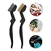 SOLUSTRE Wire Brush Set 12pcs Industrial Brush for Cleaning for Paint and Burrs Removal
