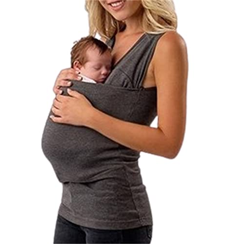 Image of Men's and Women's Baby Carrier Shirt Kangaroo Dad Short-Sleeved T-Shirt Kangaroo Mom Long-Sleeved Tops 3 Pack