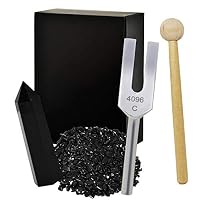 Amazon | 5点セット 4096Hz ブラック クリスタルチューナー 水晶音叉