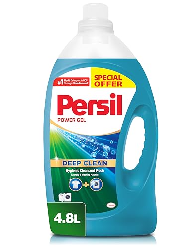 Persil Power Gel Liquid Laundry Detergent With Deep Clean Technology 4.8 L