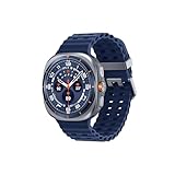 Samsung Watch 7 Ultra 2025 LTE Ai (47mm) SM-L705F Latino Version (Tmobile Mint Tello & Global), Rate Tracking, Sleep Fitness Tracker, GPS (Titanium Blue/Blue Band SM-L705FZB1GTO)