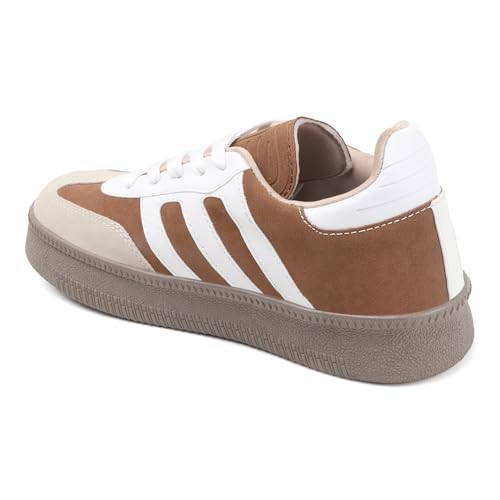 Image of Vendoz Women Sneaker | Cushioned Insole for Comfort | Stylish Lace-Up Design | Lightweigh & Perfect for Casual Outfit for Girls CNV7030