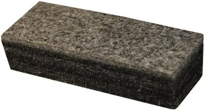 Mini Felt Eraser - 4" X 1-1/2" X 3/4" - Grey - 12 Pack