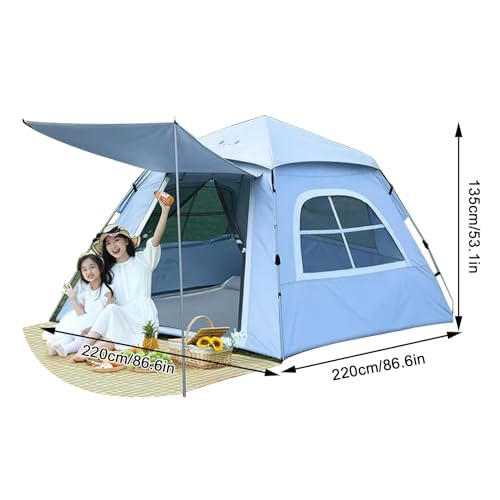 Carpa para Camping para 4-6 Personas, Ligera y Resistente miniatura 2
