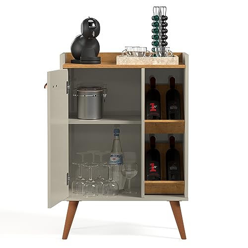 Cantinho do Café Aparador Buffet Requinte Aurora - Off White/Nature