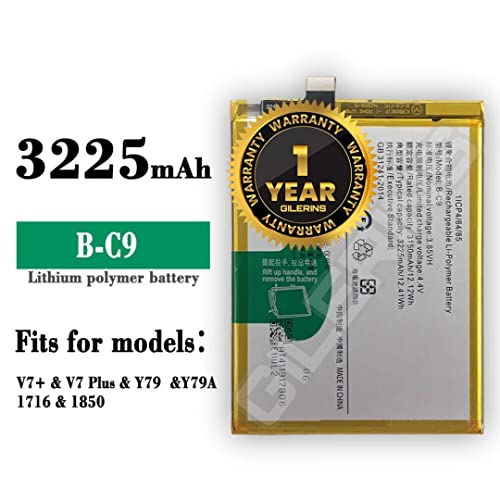 Image of Original B-C9 Battery for Vivo V7 Plus / Y79 / Y79A /1716 /1850 Battery with 1 Year Warranty ****(Z000205)