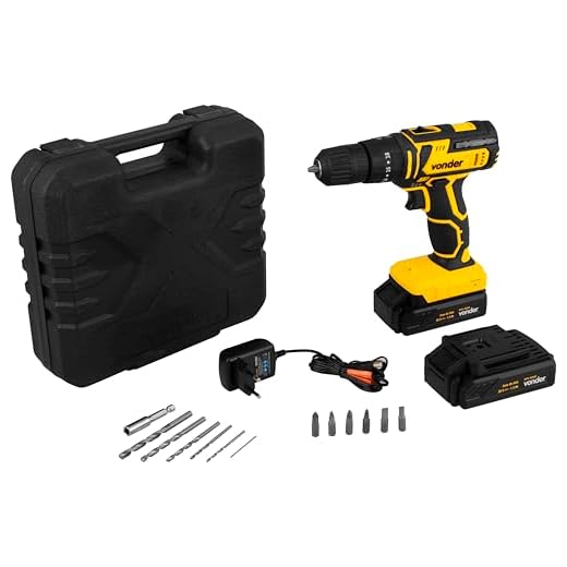 Vonder, Parafusadeira/Furadeira De Impacto A Bateria, 20 V, Fonte De Carregamento Bivolt Automática, Pfv 020I.