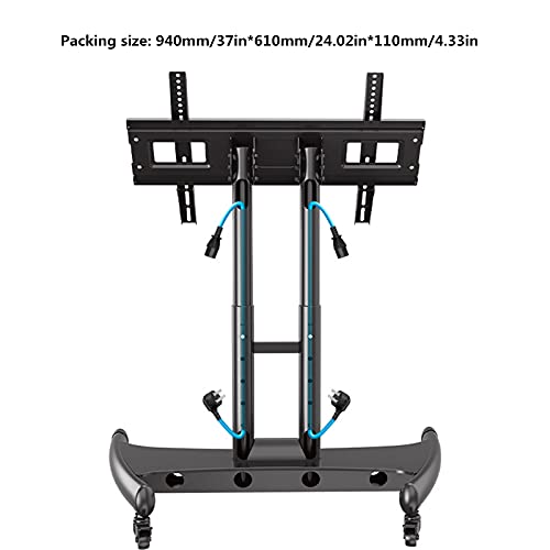 Soporte móvil para TV con ruedas ultra estable hasta 70" miniatura 7