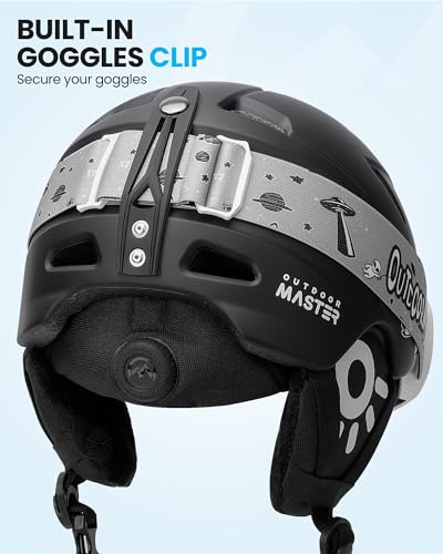 OutdoorMaster Anoa Kids Ski Helmet - Adjustable Snowboard Helmet - Durable PC Shell, Shock-Absorbing EPS Core & Cooling Vents - Certified Snow Sports Helmet for Boys, Girls & Youth - Image 5